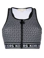 Michael Michael Kors haut de bikini à motif monogrammé - Noir - thumbnail