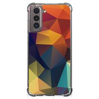 Samsung Galaxy S21 Shockproof Case Polygon Color - thumbnail