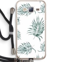 Simple leaves: Samsung Galaxy J3 (2016) Transparant Hoesje met koord