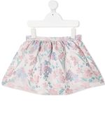 Hucklebones London minijupe à fleurs en jacquard - Rose