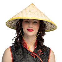 Aziatische hoed - H40 cm - Azie hoed - strohoed - verkleed hoeden - carnaval - japans - chinees Aziatische hoed - H40 cm - Azie hoed - strohoed - verkleed hoeden - carnaval - japans - chinees