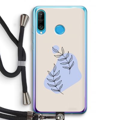 Leaf me if you can: Huawei P30 Lite Transparant Hoesje met koord