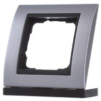 021106  - Frame 1-gang aluminium 021106 - thumbnail