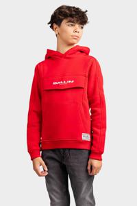 Ballin Amsterdam Anorak Logo Hoodie Kids Rood - Maat 128 - Kleur: Rood | Soccerfanshop