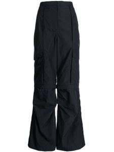 Goen.J pantalon ample cargo à empiècements détachables - Bleu