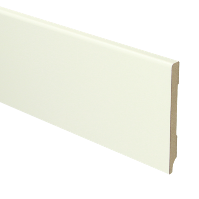 MDF Moderne plint 90x9 voorgelakt RAL9010 - lengte 240cm
