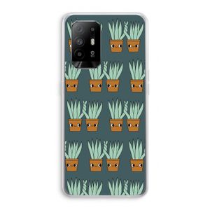 Sansevieria: Oppo A94 5G Transparant Hoesje
