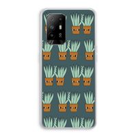 Sansevieria: Oppo A94 5G Transparant Hoesje