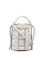 Ferragamo sac seau à détail de clous - Blanc