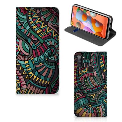 Samsung Galaxy M11 | A11 | Hoesje met Magneet | Aztec