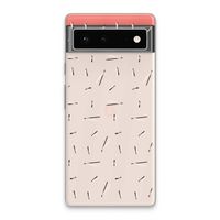 Hipster stripes: Google Pixel 6 Transparant Hoesje