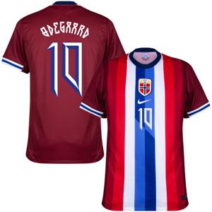 Noorwegen Shirt Thuis 2024-2025 + Ødegaard 10