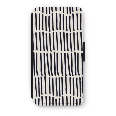 Moroccan stripes: iPhone 7 Plus Flip Hoesje