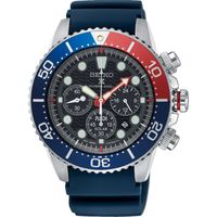 Horlogeband Seiko V175-0EY0 / SSC785P1 / R035012J0 Rubber Blauw 20mm - thumbnail