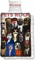 Pets Rock Dekbedovertrek - Eenpersoons - 140 x 200 cm - Katoen - thumbnail