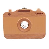 Creatieve houten kinderen camera Bladverliedige tand behoud vak baby tanden Tandhuis opbergdoos