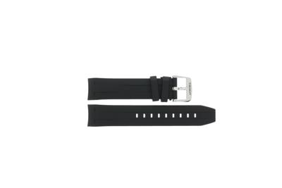 Horlogeband Tissot T1204071704100 / T603042424 Rubber Zwart 21mm