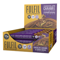 Fulfil Vitamin & Protein Bar Chocolate Caramel & Cookie Dough (15 x 55 g)
