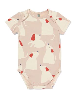 HEMA Romper katoen met stretch beige (beige)