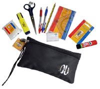 Verhaak etui gevuld polyester 22 cm zwart 23-delig - thumbnail