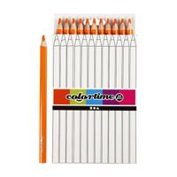 Creativ Company Driehoekige jumbo kleurpotloden - oranje, 12st.