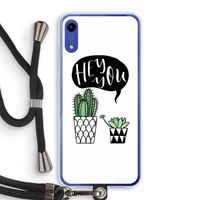 Hey you cactus: Honor Play 8A Transparant Hoesje met koord Hey you cactus: Honor Play 8A Transparant Hoesje met koord
