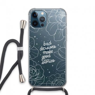 Good stories: iPhone 13 Pro Max Transparant Hoesje met koord