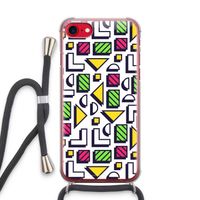 8-bit N°4: iPhone SE 2020 Transparant Hoesje met koord