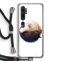 Yin Yang Wolves: Xiaomi Mi Note 10 Pro Transparant Hoesje met koord