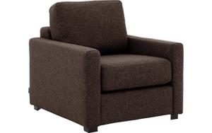 Goossens Fauteuil Lucca, Fauteuil klein arm smal 12 cm