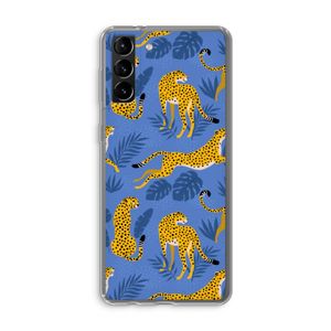 Luipaard: Samsung Galaxy S21 Plus Transparant Hoesje