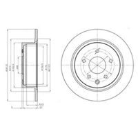 Delphi Diesel Remschijf BG4108C - thumbnail