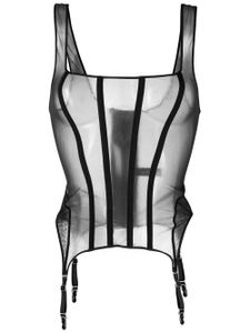 Maison Close corset L'Amoureuse - Noir