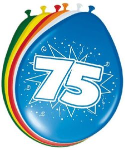 Ballonnen &apos;75&apos; (8 st)