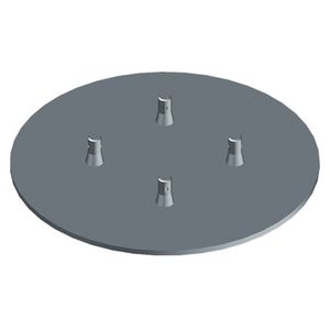 Duratruss DT 14 Ronde baseplate, 25 cm