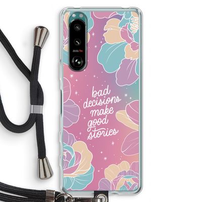 Good stories: Sony Xperia 5 III Transparant Hoesje met koord
