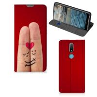 Nokia 2.4 Hippe | Standcase | Liefde - Origineel Romantisch Cadeau