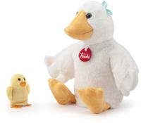 Trudi Handpop gans met baby 33cm