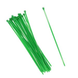 60x stuks Kabelbinders tie-wraps groen 37 cm