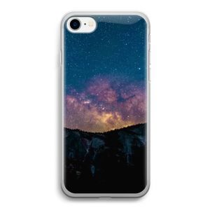 Travel to space: iPhone SE 2020 Transparant Hoesje