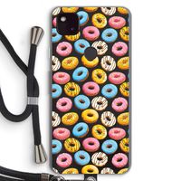 Pink donuts: Pixel 4a 5G Transparant Hoesje met koord