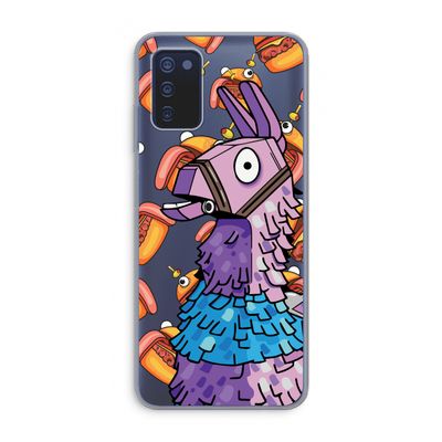 Loot Burger: Samsung Galaxy A03s Transparant Hoesje