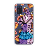 Loot Burger: Samsung Galaxy A03s Transparant Hoesje