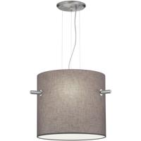 Moderne LED Hanglamp Trion Coleno - E27 Fitting - Mat Nikkel