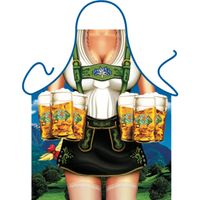 Sexy kookschort Tiroler dame met bierpullen - thumbnail