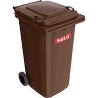 SULO 1073717 Prullenbak 240 l HDPE (l x b x h) 72.8 x 58.2 x 107.5 cm Bruin 1 stuk(s)