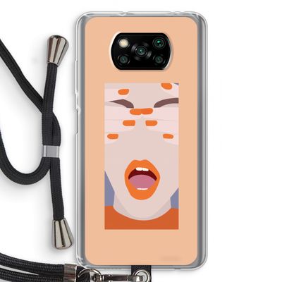 Surprise: Xiaomi Poco X3 NFC Transparant Hoesje met koord