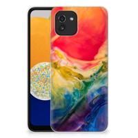 Smartphone hoesje Samsung Galaxy A03 Watercolor Dark