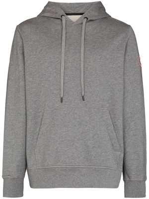 Canada Goose hoodie à patch logo - Gris