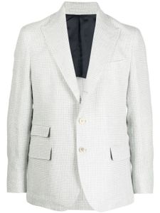 Eleventy blazer à simple boutonnage - Blanc